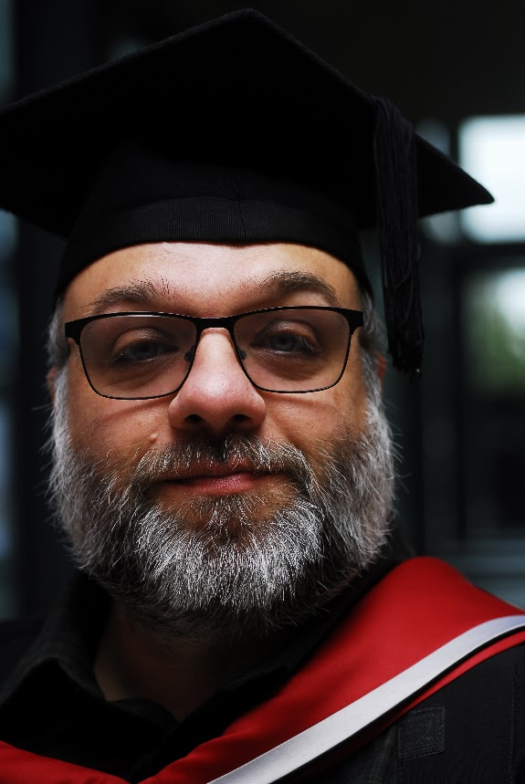 Daniel at his graduation